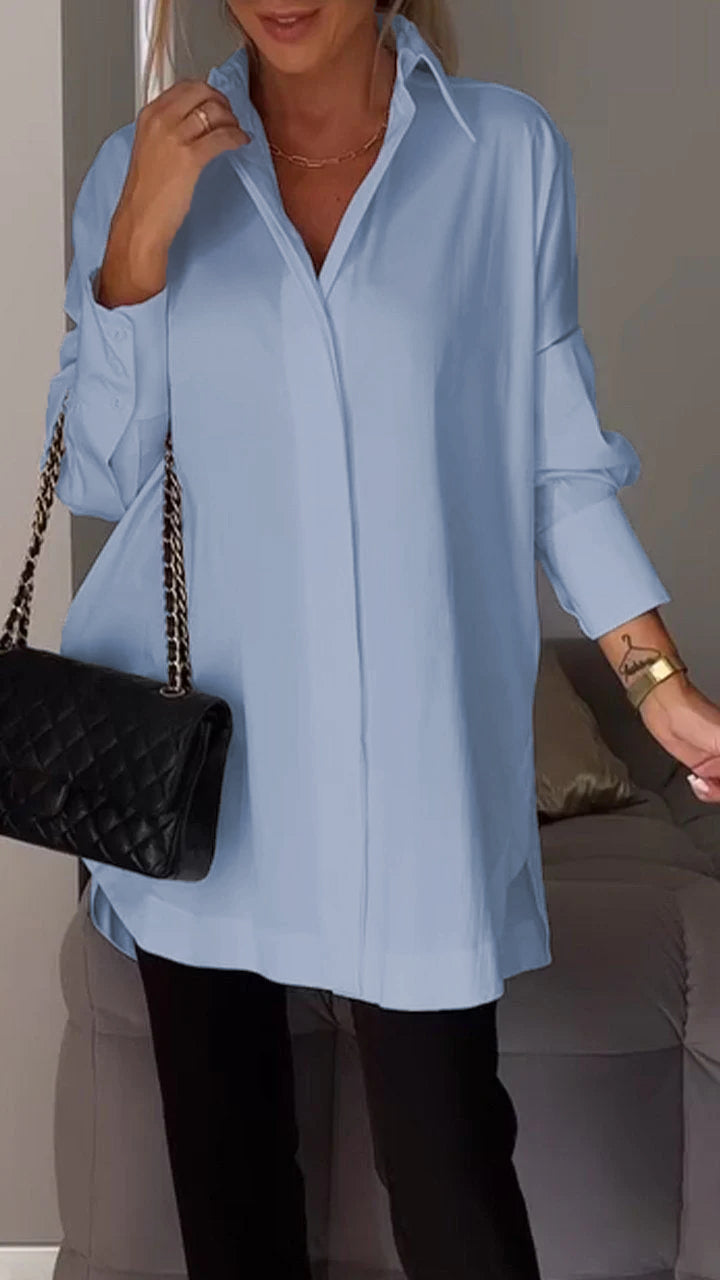 Bettina - Chique Oversized Chiffon Blouse