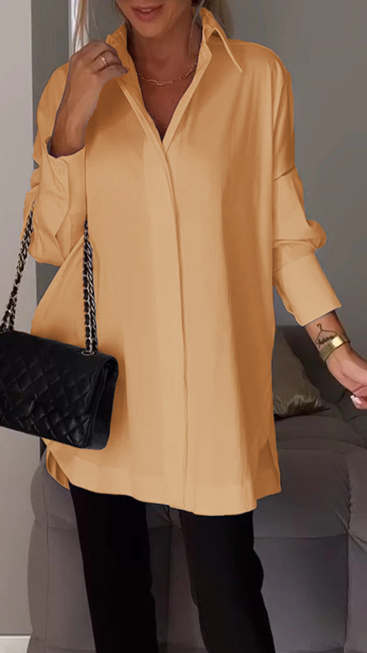 Bettina - Chique Oversized Chiffon Blouse