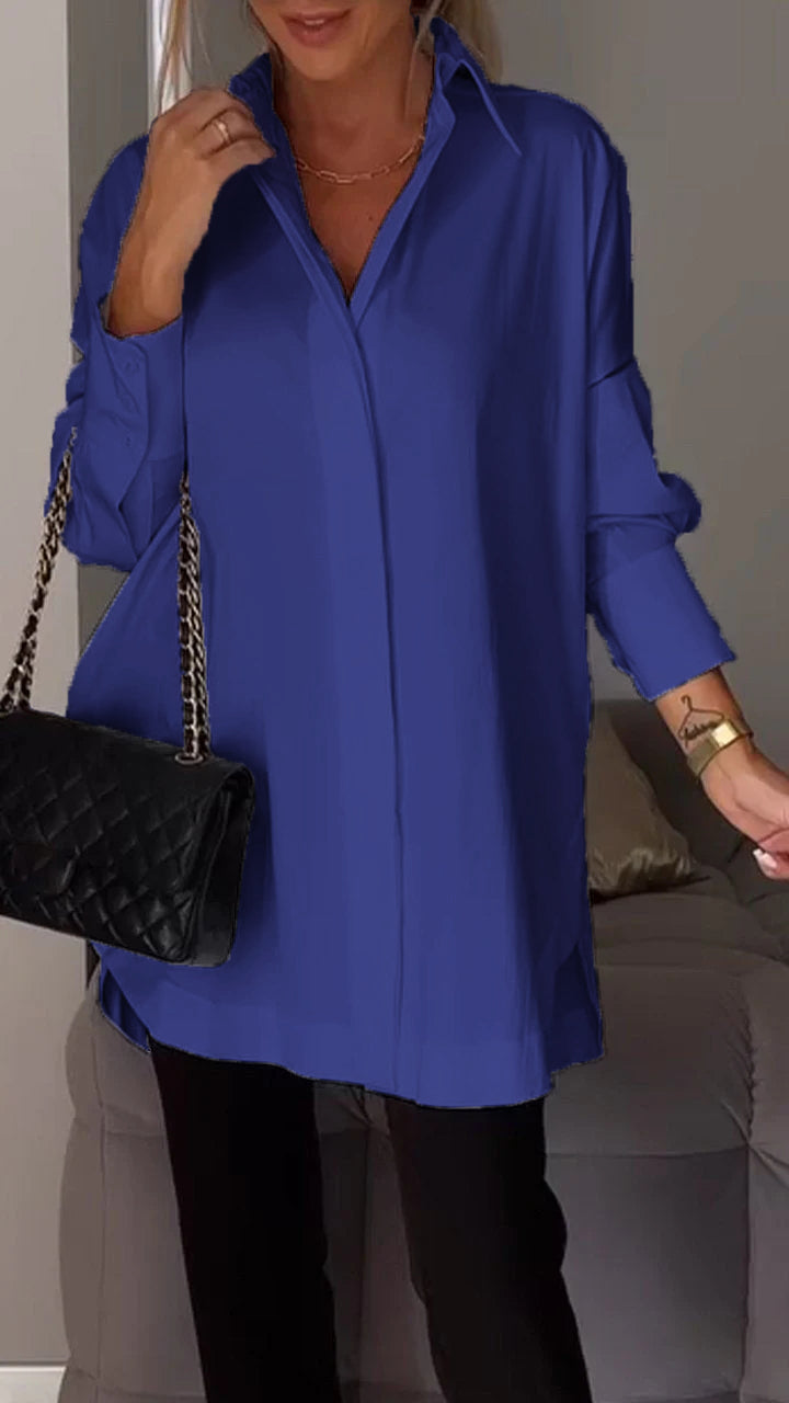 Bettina - Chique Oversized Chiffon Blouse