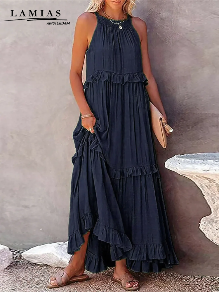 Nataszha - Casual, losse maxi-jurk