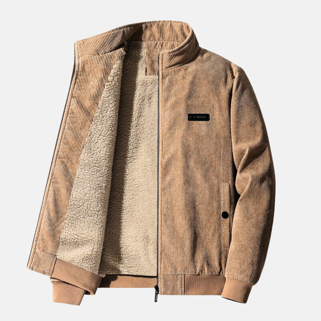 Max - Corduroy jas met sherpa voering