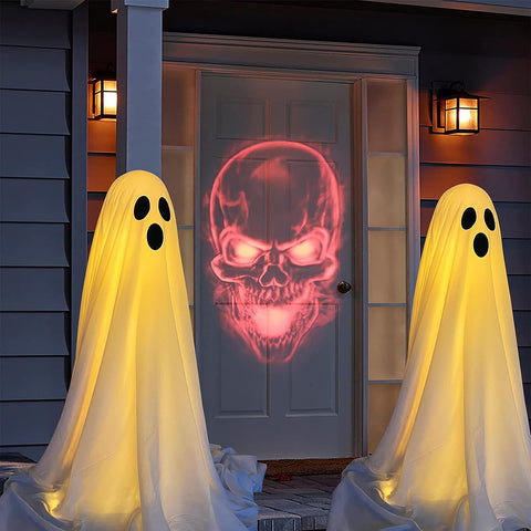 Ghastly Guardian: Verlicht spookdecor (65" hoog)