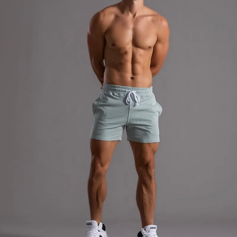 Ryder | Gestreepte Jogger Shorts