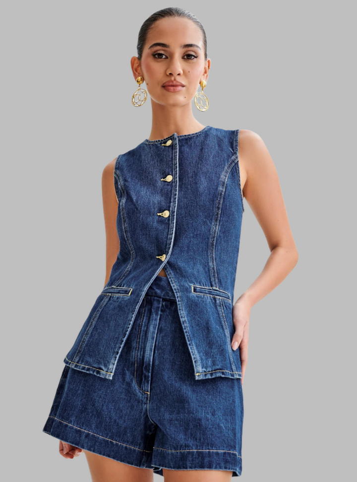 ILARIA | 2-DELIGE DENIM SET