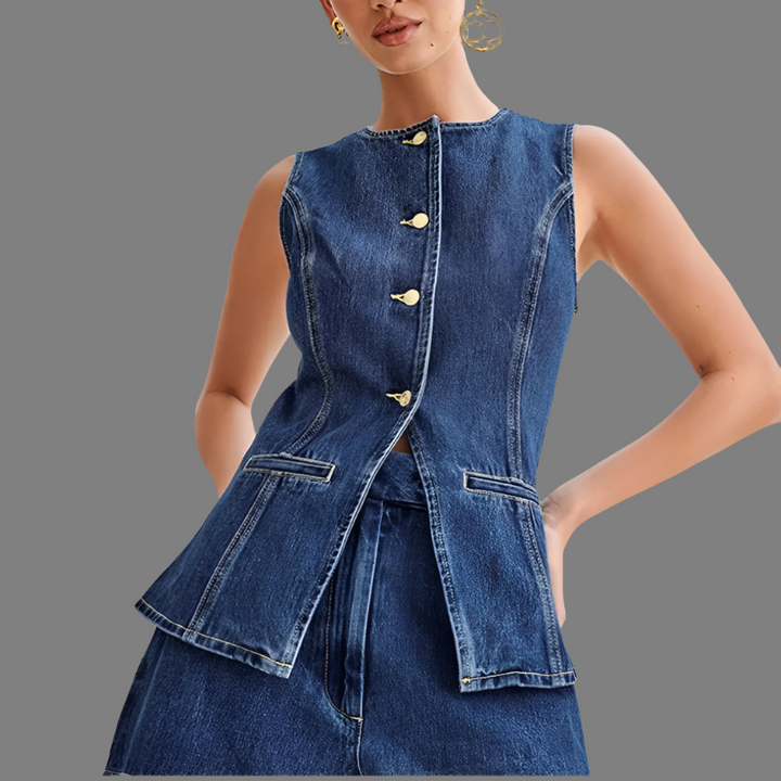 ILARIA | 2-DELIGE DENIM SET