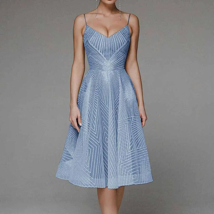 Angeline | Luxe elegante jurk met open rug