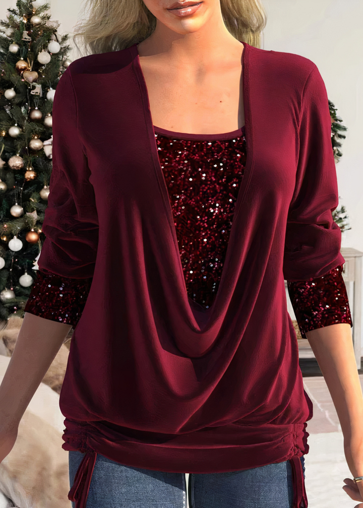 IRIS™ GLAMOUREUZE GLITTER BLOUSE