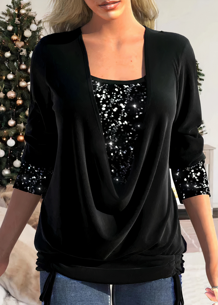 IRIS™ GLAMOUREUZE GLITTER BLOUSE