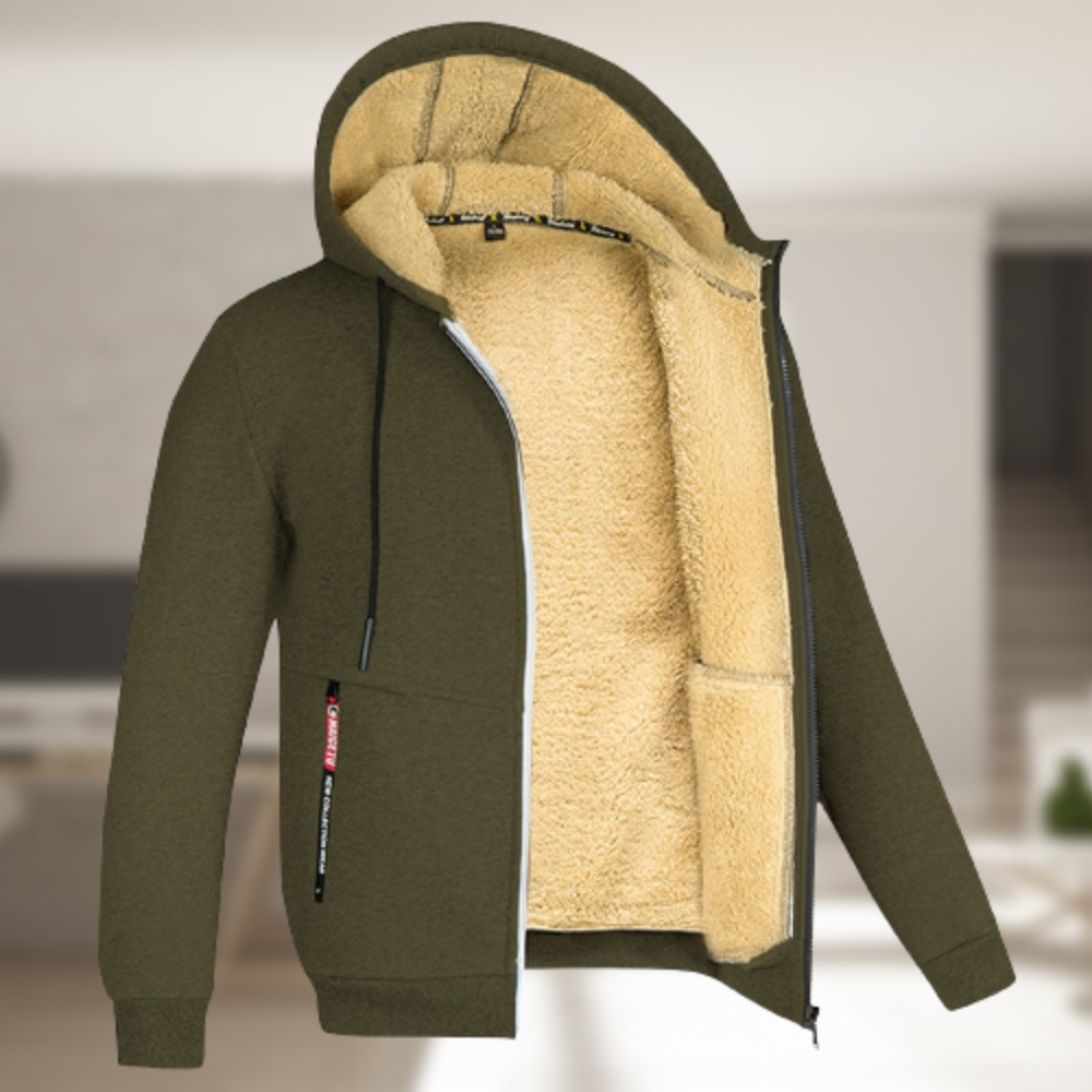 Renzo | Stylische Herrenjacke mit weichem Fleece-Futter