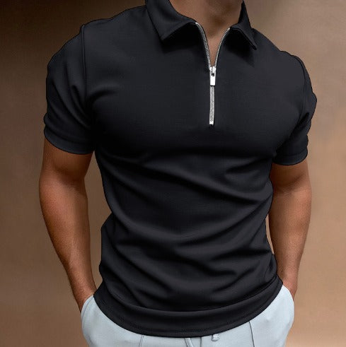 Cooper - poloshirt met ritssluiting