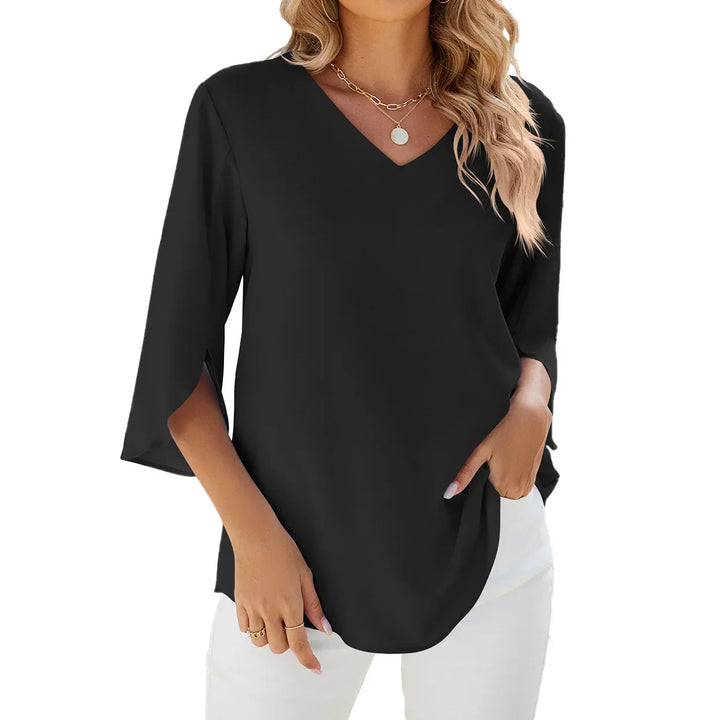 Verna  - V-hals blouse