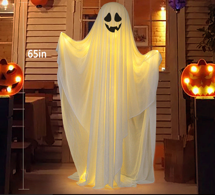 Ghastly Guardian: Verlicht spookdecor (65" hoog)