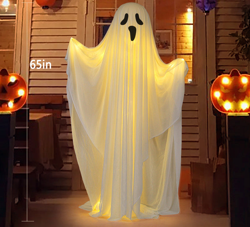 Ghastly Guardian: Verlicht spookdecor (65" hoog)