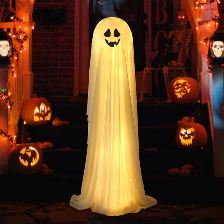 Ghastly Guardian: Verlicht spookdecor (65" hoog)